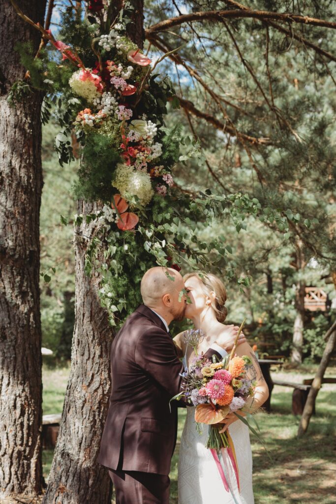 Borki 33 ślub w plenerze