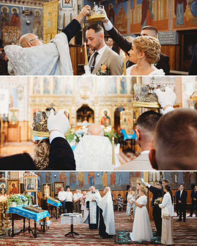 Prawosławna ceremonia – nałożenie koron